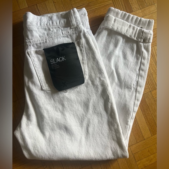 Alexander Wang Boyfriend Slack Cropped Denim Jeans - Picture 3 of 11